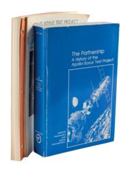 Lot #3583  Apollo-Soyuz: Stafford, Leonov, and Kubasov - Image 1