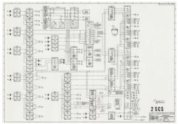 Lot #3246 Richard Gordon's Apollo 12 Flown CSM Stabilization Control System Schematic - Image 3