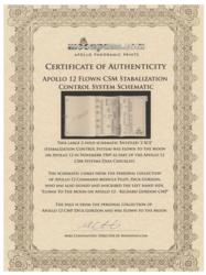Lot #3246 Richard Gordon's Apollo 12 Flown CSM Stabilization Control System Schematic - Image 5