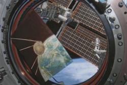 Lot #3554  Soyuz TMA-14/ISS Flown Painting by Jan Fekete - Image 3