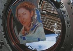 Lot #3556  Soyuz TMA-14/ISS Flown Painting by Jan Fekete - Image 3