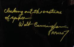 Lot #3130 Walt Cunningham - Image 2