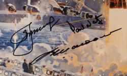 Lot #3509 Alexei Leonov, Paul Weitz, and Vladimir Shatalov - Image 2