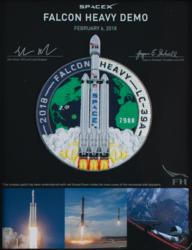 Lot #3659  SpaceX Flown Thread Falcon Heavy Demo