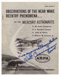 Lot #3137 Walt Cunningham's Project Mercury 'Near Wake Reentry Phenomena' Manual - Image 1