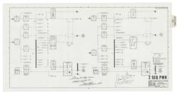 Lot #3269  Apollo 13 Flown Command Module Data Systems Schematic - Image 1