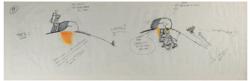Lot #3461  Apollo 17 Flight Map Signed by Cernan and Schmitt - Image 1