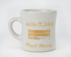 Lot #3042 Wally Schirra's 'Project Mercury' Coffee Mug - Image 1