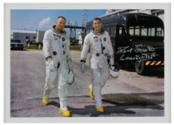 Lot #3063  Gemini 8 Flown Gold Fliteline Medallion - Image 3