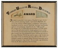 Lot #3439 Charlie Duke's 'T.U.R.D.' Award - Image 1