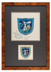 Lot #3163 Al Stevens: Apollo 10 Mission Insignia Painting - Image 1