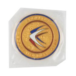 Lot #3374 Al Worden's Apollo 15 Lunar Surface-Flown 18K Gold Medallion - Image 1