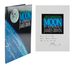 Lot #3354 Al Worden's Jim Irwin Signed Book