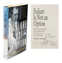 Lot #3353 Al Worden's Gene Kranz Signed Book