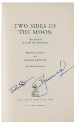Lot #3352 Al Worden's Dave Scott and Alexei Leonov Signed Book - Image 3