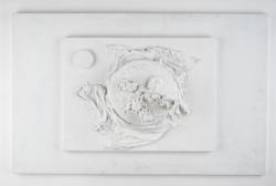 Lot #3405 Al Worden's Space Art Sculpture by Paul