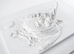Lot #3405 Al Worden's Space Art Sculpture by Paul Van Hoeydonck - Image 2