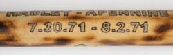 Lot #3397 Al Worden's Apollo 15 Walking Stick - Image 5