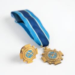 Lot #3381 Al Worden's NASA Distinguished Service Medal - Image 3