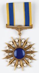 Lot #3367 Al Worden's Air Force Distinguished Service Medal and Certificate - Image 1