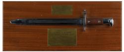 Lot #3406 Al Worden's USMA Bayonet Presentation