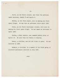 Lot #3387 Al Worden's NASA Apollo 15 Crew Selection Announcement - Image 3