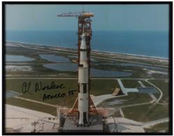Lot #3356 Al Worden's Lot of (2) Signed Photographs - Image 1