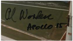 Lot #3356 Al Worden's Lot of (2) Signed Photographs - Image 2