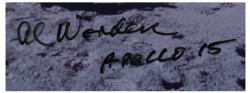 Lot #3356 Al Worden's Lot of (2) Signed Photographs - Image 4
