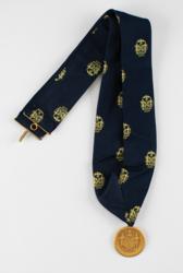 Lot #3370 Al Worden's Apollo 15 City of New York Gold Medal - Image 1