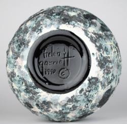 Lot #3339 Al Worden's Lot of (2) 'Earth Rise' Ceramic Pots by Helen Garriott - Image 8