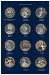 Lot #3340 Al Worden's Lot of (2) Bronze and Sterling Silver Space Coin Sets - Image 4
