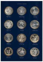Lot #3340 Al Worden's Lot of (2) Bronze and Sterling Silver Space Coin Sets - Image 5