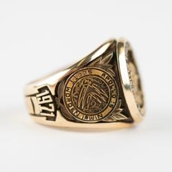 Lot #3378 Al Worden's Gold Apollo 15 Astronaut Ring - Image 2