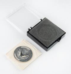 Lot #3376 Al Worden's Apollo 15 Unflown Robbins Medallion - Image 3