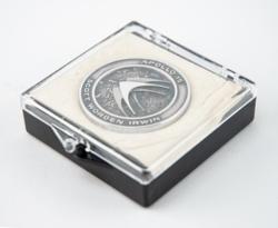 Lot #3376 Al Worden's Apollo 15 Unflown Robbins Medallion - Image 6