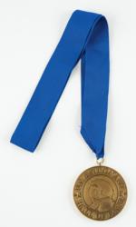 Lot #3393 Al Worden's Astronaut Hall of Fame Medal - Image 1