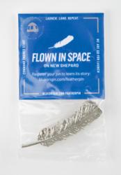 Lot #3398 Al Worden's Blue Origin Flown Pin, Vehicle Access Tower Artifact, and Badge - Image 4