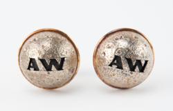 Lot #3333 Al Worden's 'Earth to the Moon' Cufflinks - Image 2