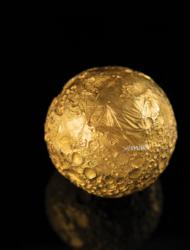 Lot #3184  Apollo 11 22K Gold Moon by Louis Osman - Image 2