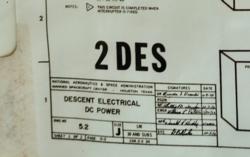Lot #3442 Charlie Duke's Apollo 16 Lunar-Surface Flown LM Electrical Diagram - Image 3