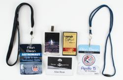 Lot #3243 Alan Bean's Collection of (5) Badges - Image 1