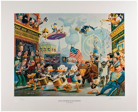 Lot #855 Carl Barks Lithograph - Image 1