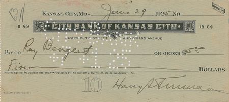 Lot #135 Harry S. Truman - Image 1