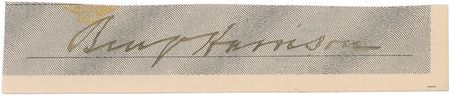 Lot #76 Benjamin Harrison - Image 1