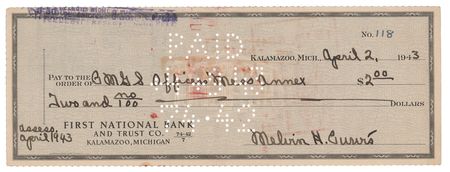 Lot #283 Melvin Purvis - Image 1