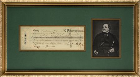 Lot #381 Gioachino Rossini Signed Document - Image 1