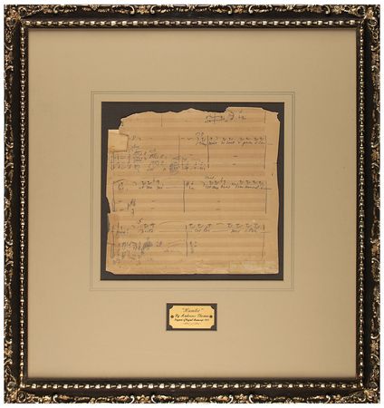 Lot #415 Ambroise Thomas Handwritten Musical Manuscript - Image 1