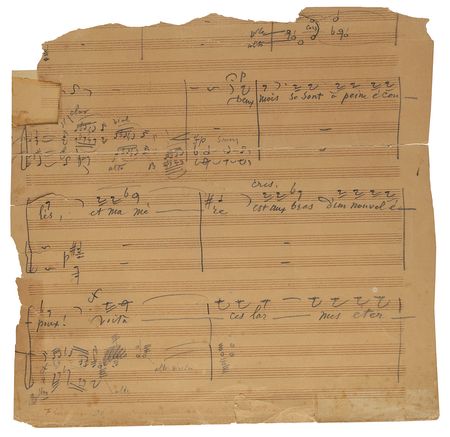 Lot #415 Ambroise Thomas Handwritten Musical Manuscript - Image 2