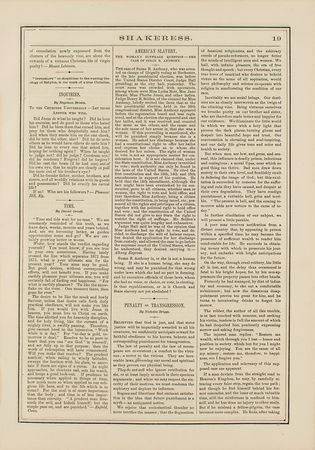 Lot #224 Susan B. Anthony Case: Shaker and Shakeress Monthly Magazine Periodical - Image 3
